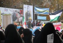 گزارش تصویری مراسم اجتماع سراسری حمایت از مردم مقتدر و کودکان مظلوم غزه 
